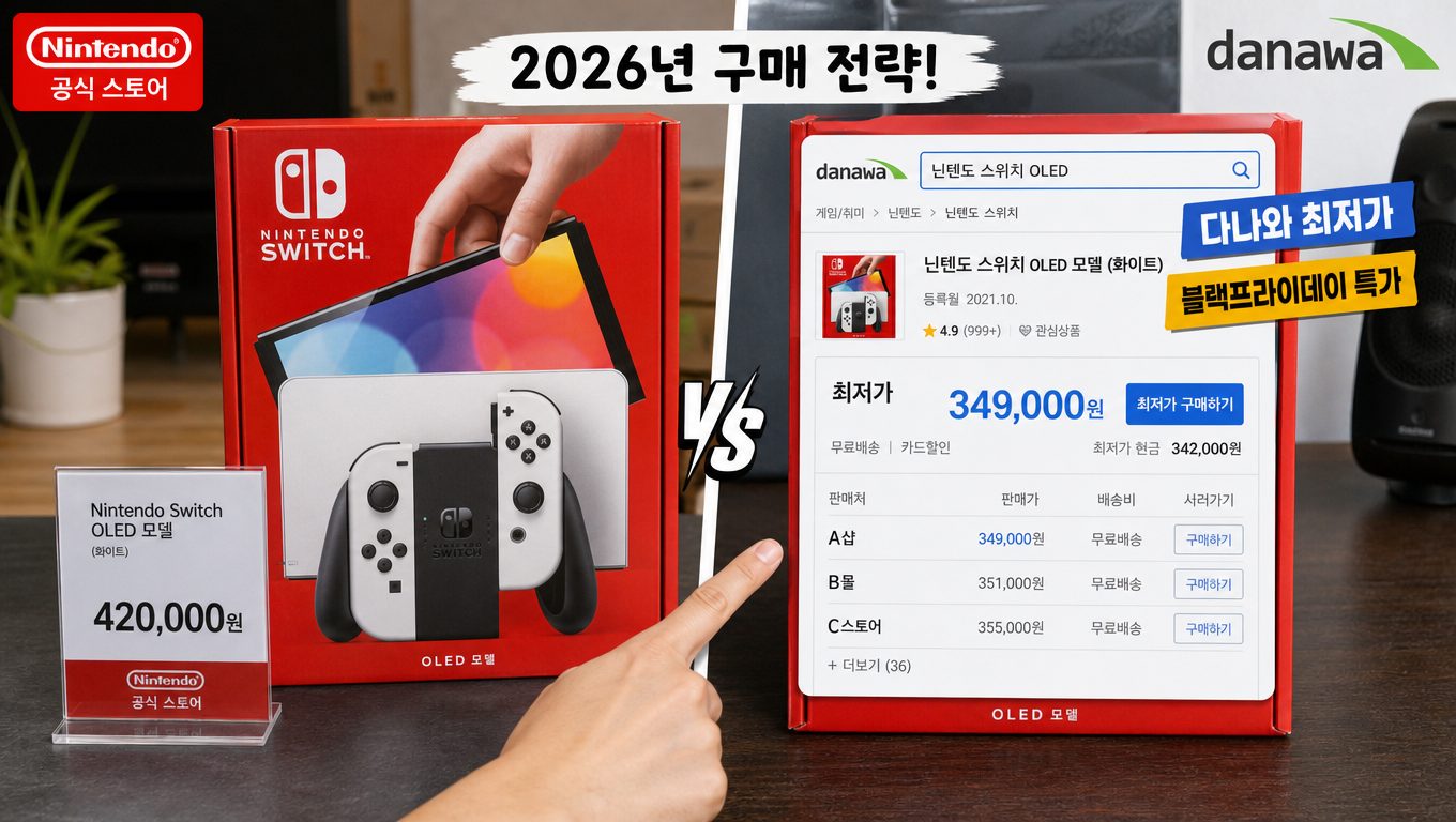 스위치 OLED 최저가 구매처 비교 2026년 구매 전략